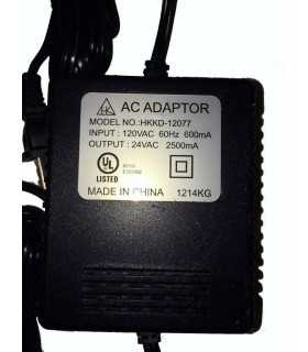 HKKD-12077 TRANSFORMADOR PARA PTZ 24VAC 2.5 AMP  EPCOM O HIKVISION