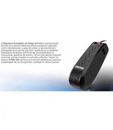 Regulador automático de voltaje 1000 VA Forza FVR-1001