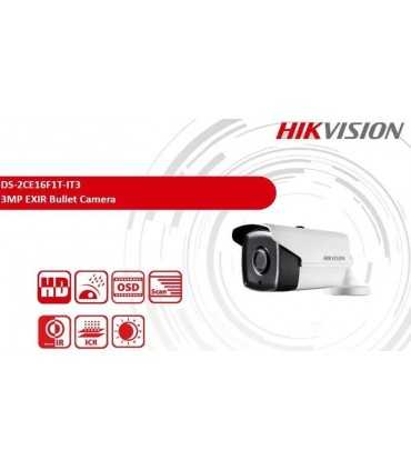 DS-2CE16F1T-IT3 CÁMARA BALA HIKVISION 3MP EXIR (3.6MM) ILUMINAR HASTA 40M , Hikvision, Cámaras de 3Mpx a 5Mpx Guatemala