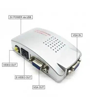CONVERTIDOR X001JBH2YH DE VIDEO VGA A BNC O S-VIDEO