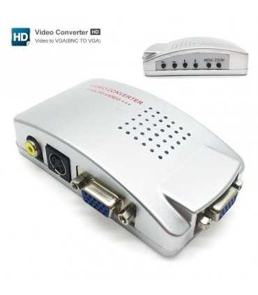 CONVERTIDOR X001JBH2YH DE VIDEO VGA A BNC O S-VIDEO , Coinser, Convertidores de Video Guatemala