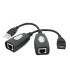 FBA-LYSB00K8INJIE EXTENSOR USB DE HASTA 46 METROS , Coinser, Cable de video Guatemala