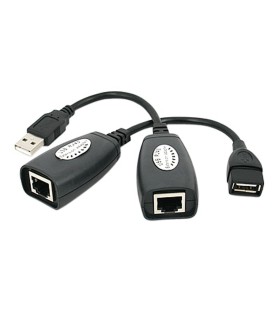 Extensor USB por Cat. 5 o Cat. 6, hasta 196 pies/60 metros – Cables y  Conectores