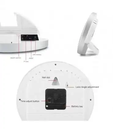 Reloj de pared con Cámara espía 1080P WiFi con detección de movimiento SC-01610