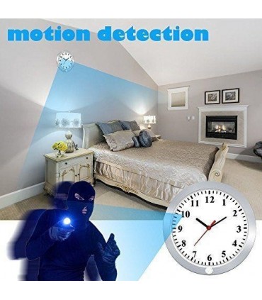 Reloj de pared con Cámara espía 1080P WiFi con detección de movimiento SC-01610