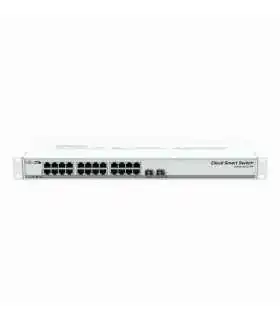 Switch MikroTik Cloud Smart Conmutador inteligente 24 puertos CSS326-24G-2S+RM