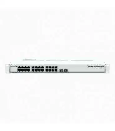 Switch MikroTik Cloud Smart Conmutador inteligente 24 puertos CSS326-24G-2S+RM