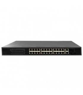 TEF1218P-16-250W Switch L2 no administrable TEF1218P-16-250W, 16 puertos PoE FE + 2 puertos GE + 2 SFP GE , Tenda, Switches Guatemala