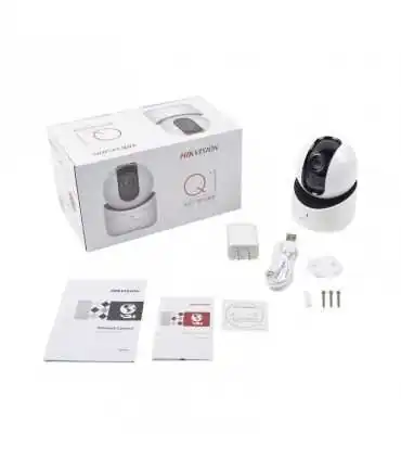 Mini Domo PT IP 2 Megapixel DS-2CV2Q21FD-IW Interior 5 mts IR MicroSD Bocina y Micrófono Integrado Lente 2.8 mm