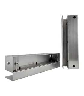 BU600LED Montaje para puerta de vidrio / Compatible con chapa MAG600LED/MAG600NLED , Access PRO, Chapas Guatemala