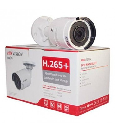 Hikvision DS-2CD2055FWD-I Cámara Mini Bala IP 5MP lente 2.8mm H.265+ IR EXIR 30m WDR IP67