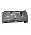 SHS-10 Controlador solar PWM 12V 10Amp para hasta 170W con protecciones electrónicas e indicadores LED, reconexión 12.6 V