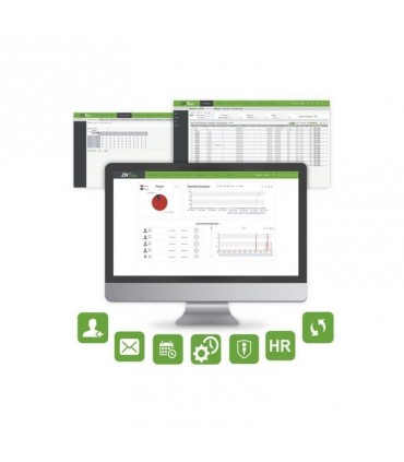 BIO-TIME-7 Software para gestión de tiempo y asistencia Centralizado Basado en web