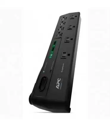 APC P8U2 Home Office SurgeArrest 8 tomacorrientes con 2 puertos de carga USB