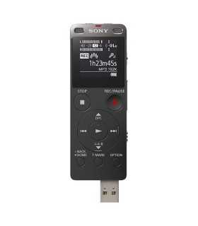 Grabadora de voz digital Sony estéreo ICDUX560BLK con USB integrado
