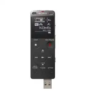 Grabadora de voz digital Sony estéreo ICDUX560BLK con USB integrado