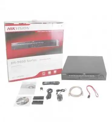 NVR de 64 canales DS-9664NI-I8 H.265+ Grabacion hasta 12MP soporta 8 Discos duros