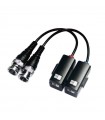 TT101FTURBOZ Kit de Transceptores (Baluns) Hasta 200M en 4K, (TurboHD HD-TVI, HD-CVI, AHD, CVBS), soporta Audio por Coaxitrón
