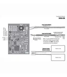 9410-010 Sensor de Masa de 1 Canal DKS / Solo Compatible con Barreras y motores Doorking
