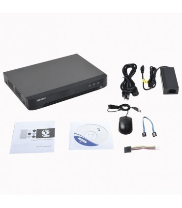 DVR 8 MEGAPIXEL EV5008TURBO 8 canales 4K TURBOHD + 8 canales IP 4 canales audio