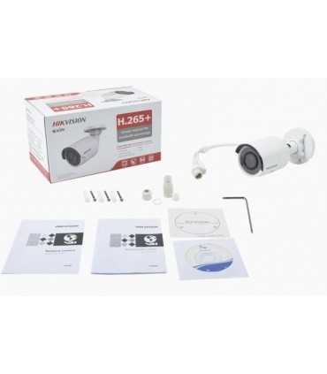 Cámara DS-2CD2043G0-I Mini Bala IP 4 Megapixel 30 mts IR EXIR Exterior IP67 Lente 2.8 mm WDR PoE Micro SD