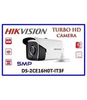 Cámara DS-2CE16H0T-IT3F Tipo bala de 5 Mega Pixel Hikvision Lente 2.8mm