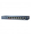 Switch PoE EPSW09P 250 Metros PoE LARGA DISTANCIA 8 puertos 802.3at (30W) 10/100 Mbps + 1 puerto 10/100