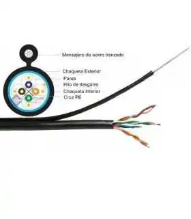 71R617 Cable Bobina UTP CAT5E, para Interior, color Gris, 305MTS , Linet, Guatemala