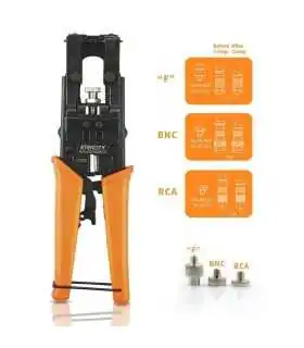 025706348096 Herramienta de Compresión para Conectores RG59, RG6 F, BNC, RCA