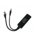 Cable divisor PoE pasivo TTPL100 de 48-55 Vcd @ 12 Vcd, 2 A.