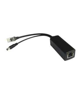 Cable divisor PoE pasivo TTPL100 de 48-55 Vcd @ 12 Vcd, 2 A.