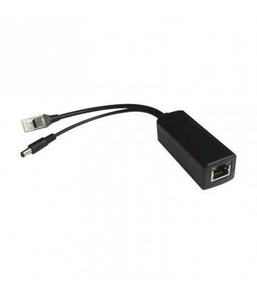 Cable divisor PoE pasivo TTPL100 de 48-55 Vcd @ 12 Vcd, 2 A.