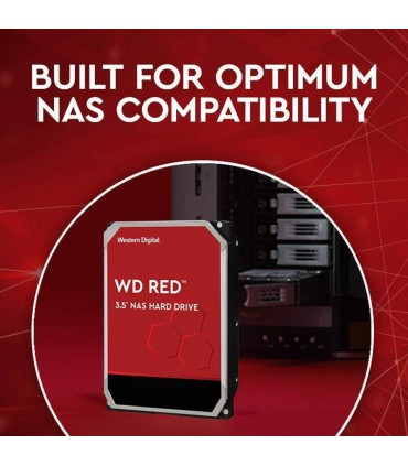 WD40EFRX Disco duro interno WD Red Plus NAS de 4 TB - 5400 RPM, SATA 6 Gb/s, CMR, caché de 256 MB, 3.5" - WD40EFPX