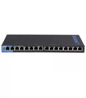 WI-PS205 Switch PoE no administrable de largo alcance, hasta 250m, 4 x 10/100Mbps (PoE) + 2 x 10/100Mbps Uplink, 65 W , Wi-Tek, Guatemala