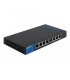LGS308P LINKSYS Switch de 8-Puertos Gigabit con PoE integrado Serie Business Smartno Administrable