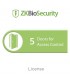 ZKCVACP5 Licencia para ZKBiosecurity permite gestionar hasta 5 puertas para control de acceso , ZKTeco, Software Para Acceso o Asistencia Guatemala