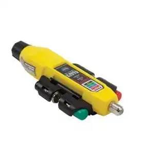 JX-1301 Pinza alicate multifuncional Pelacables, con terminal de pestaña, prensado automático de color amarillo. , Coinser, Guatemala