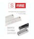 Contacto magnético para puertas y ventanas SF2060 con cable de 45 cm color blanco