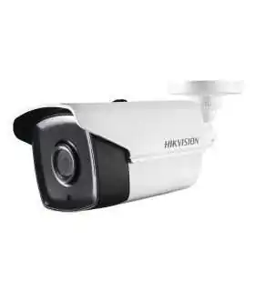 DS-2CE76K0T-LMFS Cámara Turret TURBOHD 3K (5 Mpx), Lente 2.8mm, Dual Light (30mts IR + 20mts Luz Blanca), IP67,Micrófono, Metal de Hikvision