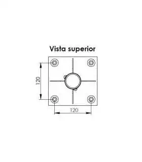 RF-SOP Montaje para Piso de antenas PRO6RF y PRO12RF