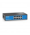 YS2082G-P Switch + Ethernet PoE YuanLey 10 Puertos 10/100/1000 Mbps