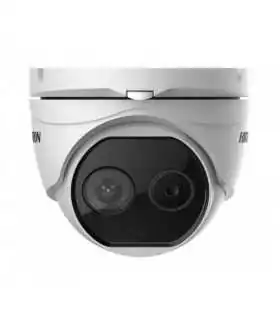 DS-2TD1217-2-QA Turret IP Dual, Térmica 1.8mm, 160 x 120, Óptico 2mm, 4Mpx, Detección de Personas 53mts, 15mts IR, Exterior IP67 , Hikvision, Guatemala