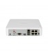 DS-7104NI-Q1/4P NVR de 4 canales, 1HDD, 40Mbps, resolución 4M, 4 puertos PoE, 1 audio. , Hikvision, NVR 3 Mpx a 5 Mpx Guatemala