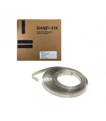 GHP-008 Cinta metálica 3/4" 100 pies, marca Bandfix