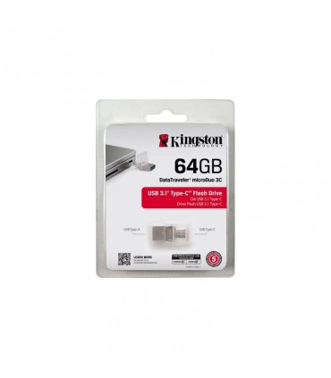 CH065KNG42 KINGSTON DATATRAVELER MICRODUO 3C - UNIDAD FLASH USB - 64 GB