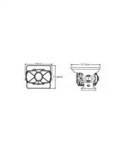 Cámara exterior compatible con DVRs móviles XMR EPCOM XMRCAM