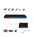 801UKL PORT SMART KVM SWITCH MANUAL KEY PRENSA VGA CONMUTADOR DE EXTENSIÓN USB MANDO A DISTANCIA CON CABLE ORIGINAL DE CONSOLA