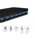 801UKL PORT SMART KVM SWITCH MANUAL KEY PRENSA VGA CONMUTADOR DE EXTENSIÓN USB MANDO A DISTANCIA CON CABLE ORIGINAL DE CONSOLA