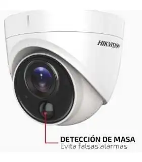 DS-2CE76D0T-ITPFS Cámara Domo Plástica 2MP Fija para Interior con Audio Coaxitrón de Hikvision
