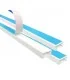 DEX157 Canaleta Blanca 13 X 7 Cm. Con Adhesivo Largo 2 Mts